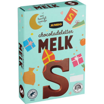 Jumbo Chocoladeletter Melk S 75 g