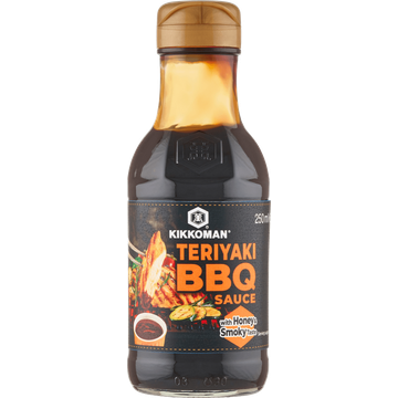 Kikkoman Teriyaki BBQ Sauce with Honey & Smokey Taste 250 ml