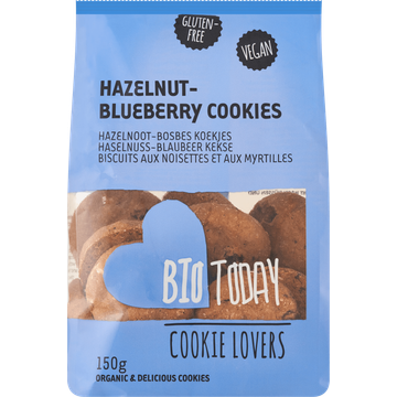 BioToday Hazelnoot-Bosbes Koekjes 150 g