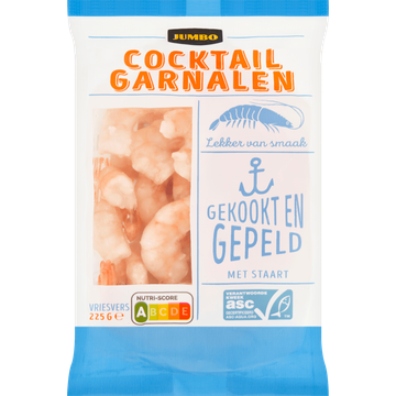 Jumbo Cocktail Garnalen 225 g