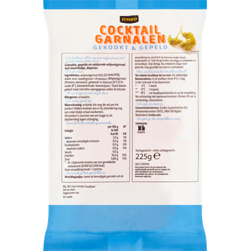 Jumbo Cocktail Garnalen 225 g