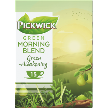 Pickwick Morning Blend Green Awakening Groene Thee 15 Stuks