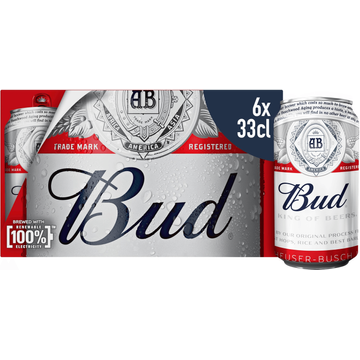 Bud blik 6 x 33cl