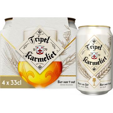 Tripel Karmeliet Belgisch Bier Blikken 4 x 33 cl