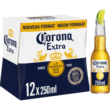 Corona Extra Bier Flessen 12x250ML