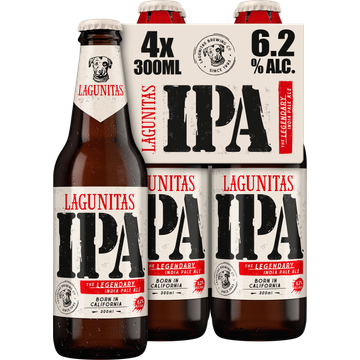 Lagunitas IPA Flessen 4 x 300 ml