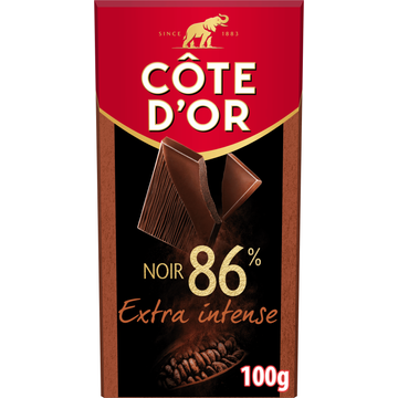 Côte d'Or Chocoladereep Extra Intense Pure Chocolade 86% 100g