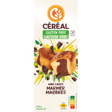 Céréal Gluten Free Lactose Free Mini Cakes Marmer 6 Stuks 200 g