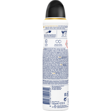 Dove Advanced Care Anti-Transpirant Deodorant Spray Invisible Dry 2 x 150 ml
