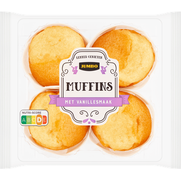 Jumbo Muffins met Vanillesmaak 300 g