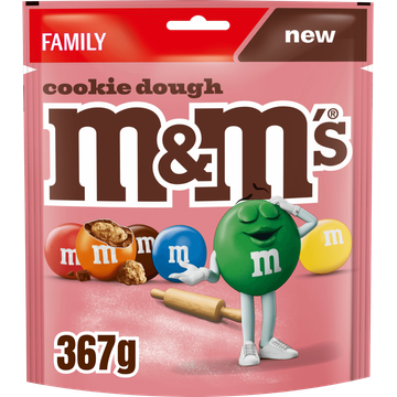 M&M's Cookie Dough Chocolade met Koekjesdeegsmaak 367g