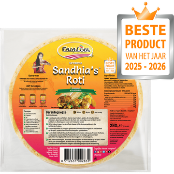 Faja Lobi Sandhia's Roti 4 Stuks 280 g