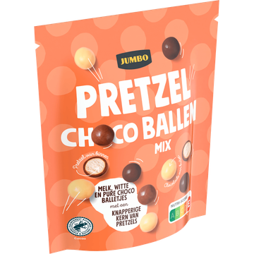 Jumbo Pretzel Choco Ballen Mix 150 g