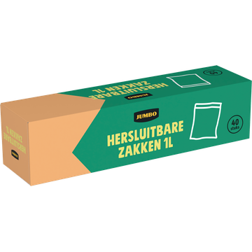 Jumbo Hersluitbare Zakken 1 L 40 Stuks