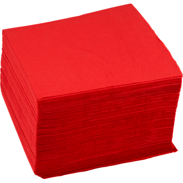 Duni Bio Tissue Napkins Rood 2-Laags 125 Stuks