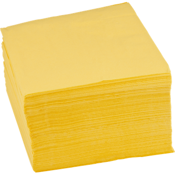 Duni Bio Tissue Napkins Geel 2-Laags 125 Stuks