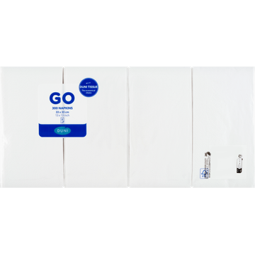 Duni Napkins Wit  2-Laags 300 Stuks