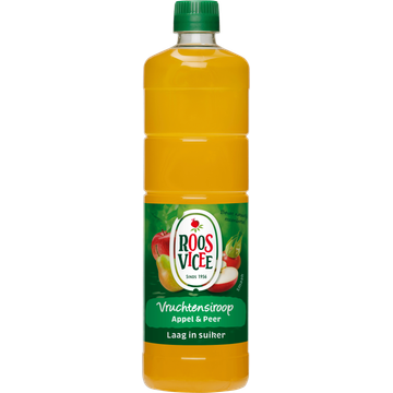 Roosvicee Vruchtensiroop Appel & Peer 750 ml