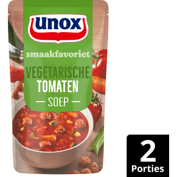 Unox Smaakfavoriet Soep In Zak Vegetarische Tomaten 570 ml