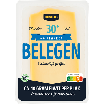 Jumbo Kaas Belegen 30+ Plakken 190 g