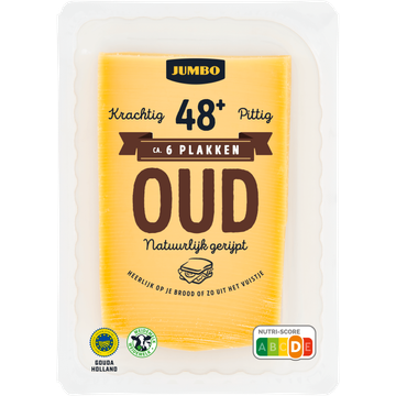Jumbo Kaas Oud 48+ Plakken 190 g