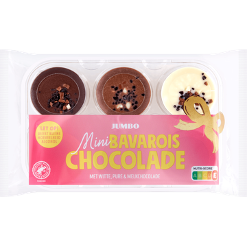 Jumbo Mini Bavarois Chocolade 6 Stuks