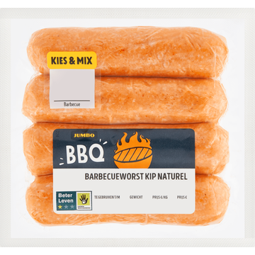 Jumbo Barbecueworst Kip Naturel 320 g