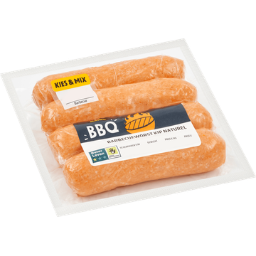 Jumbo Barbecueworst Kip Naturel 320 g