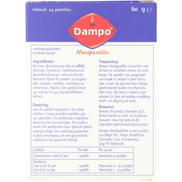 Dampo Hoestpastilles, 24 stuks