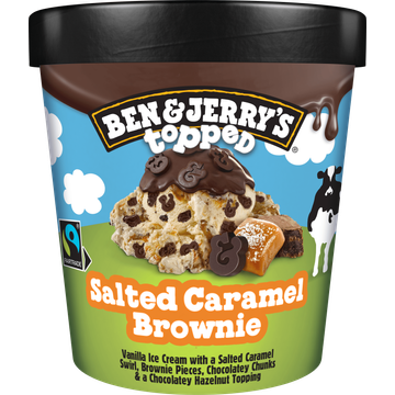 Ben & Jerry's IJs Topped Salted Caramel Brownie 438 ml