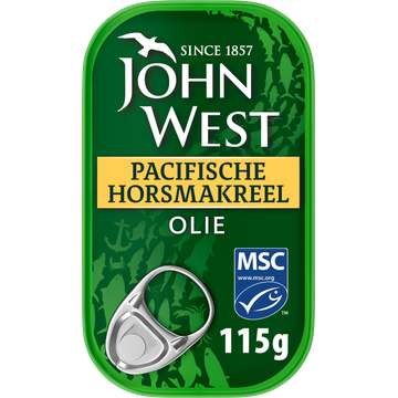 John West Horsmakreel Olie MSC 115 g