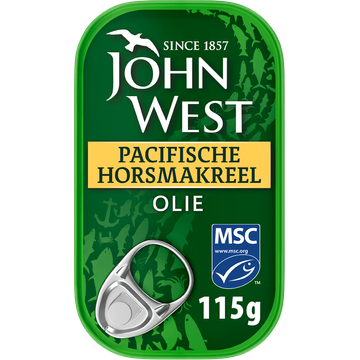 John West Horsmakreel Olie MSC 115 g