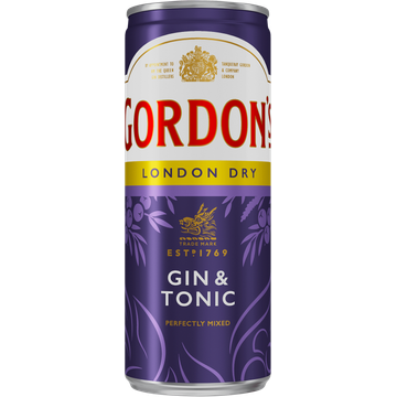 Gordon's - London Dry Gin & Tonic - 250ML