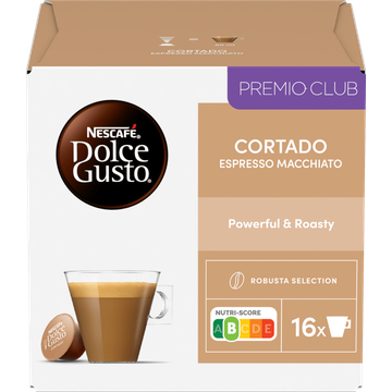 Nescafé Dolce Gusto Cortado Espresso Macchiato 16 x 6,3 g