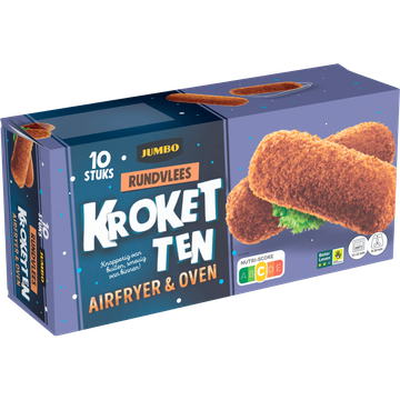 Jumbo Rundvlees Kroketten Airfryer & Oven 10 Stuks