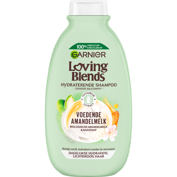 Garnier Loving Blends - Shampoo - Voedende Amandelmelk - 300 ml
