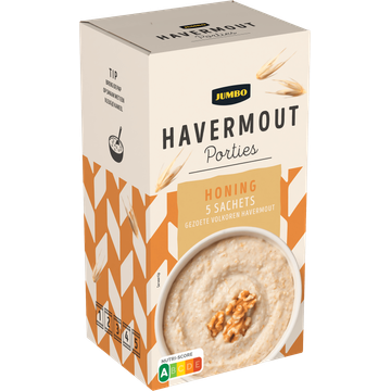 Jumbo Havermout Porties Honing 5 Stuks