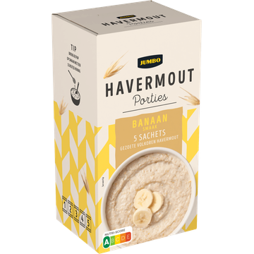 Jumbo Havermout Banaan Porties 5 Stuks