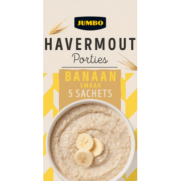Jumbo Havermout Banaan Porties 5 Stuks