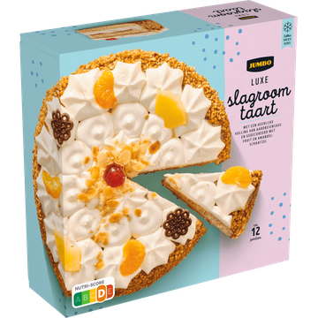 Jumbo Luxe Slagroomtaart ca. 12 Porties
