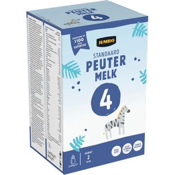 Jumbo Peutermelk 4 vanaf 2 Jaar 2 x 400 g