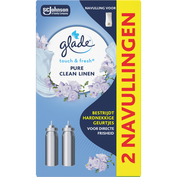 Glade Touch & Fresh Pure Clean Linen 2 x 10 ml