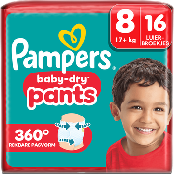 Pampers Baby-Dry Pants Luierbroekjes Maat 8, 16 Luierbroekjes