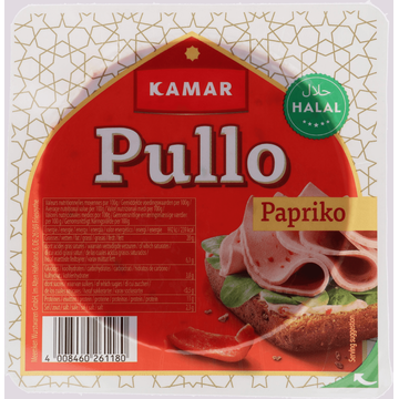 Kamar Kip Boterhamworst Paprika 200g