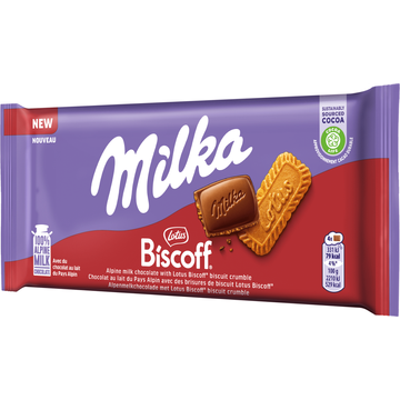 Milka Biscoff Chocoladetablet 90g