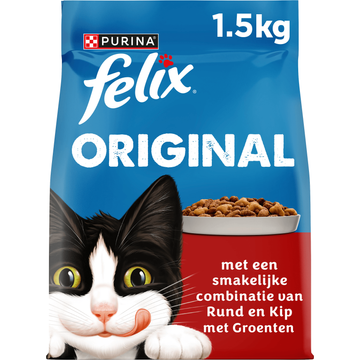Felix Original met Rund en Kip en met Groenten 1,5kg