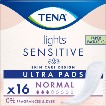 Tena Lights Sensitive Ultra Verbanden Normal 16 Stuks