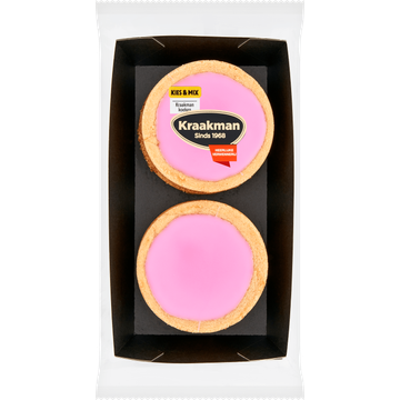 Kraakman Roze Fondantpencee 4 Stuks