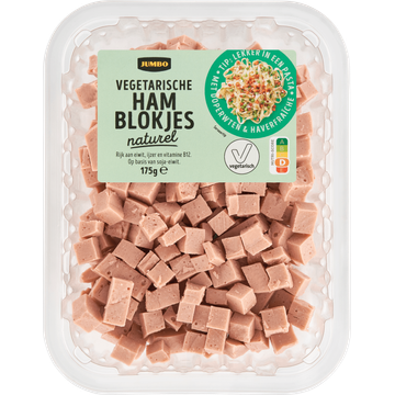 Jumbo Vegetarische Hamblokjes Naturel 175 g