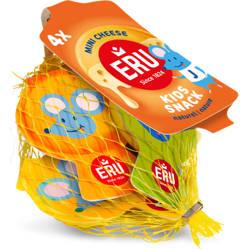 ERU Kids Snack Smeerkaas 50+ in Losse Porties van 20 g